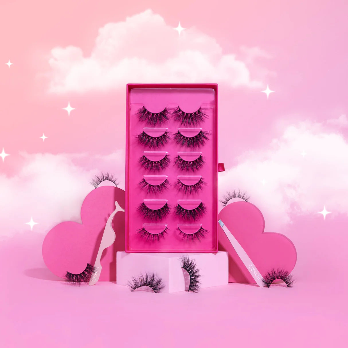 BEAUTY CREATIONS - 3D FAUX MINK LASHES SET OF 6 PAIRS