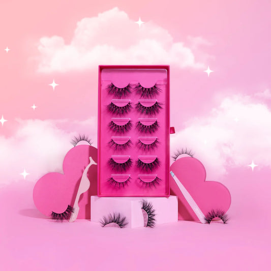 BEAUTY CREATIONS - 3D FAUX MINK LASHES SET OF 6 PAIRS